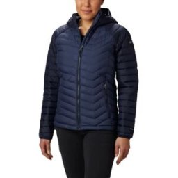 Columbia Women's Powder Lite Hooded Jacket Nocturnal/Dark Nocturnal Nocturnal, Dark Nocturnal XS