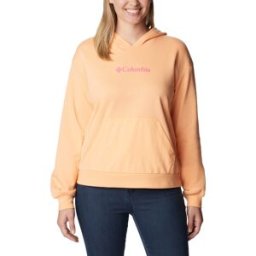 Columbia Women's Logo III French Peach, Wild Geranium Logo S