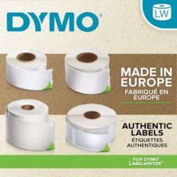 DYMO LabelWriter Durable 25 mm x 25 mm fyrkantiga multifunkt