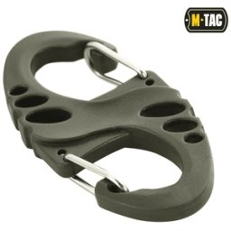 M-Tac Plastic S-Hook Carabiner (Färg: Oliv)