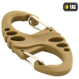 M-Tac Plastic S-Hook Carabiner (Färg: Coyote)