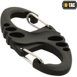 M-Tac Plastic S-Hook Carabiner (Färg: Svart)