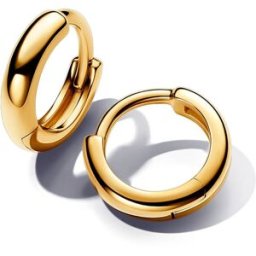 Pandora Essence 14k Gold-plated hoops 263286C00