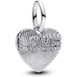 Pandora Moments Love engravable heart berlock silver 793604C01