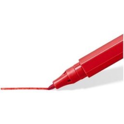 Fiberpenna STAEDTLER 326 1mm rÃ¶d 10st