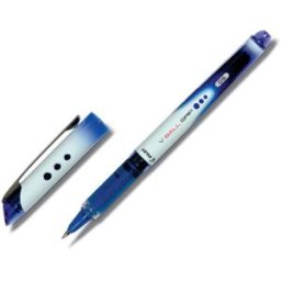 Rollerballpenna PILOT V-Ball Grip Fine BlÃ¥, 0.5mm, dokumentÃ¤kta