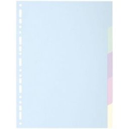 PÃ¤rmregister EXACOMPTA Papper Forever A4, 5 flikar