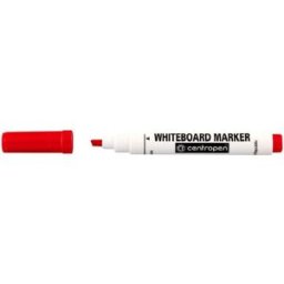 Whiteboardpenna CENTROPEN skuren rÃ¶d 10st