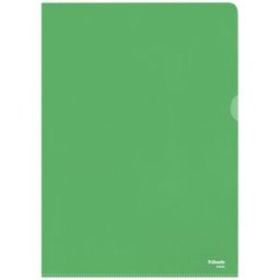 Aktmapp ESSELTE A4 GrÃ¶n, 0,11mm, 100/fp