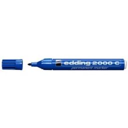 MÃ¤rkpenna Edding 2000C BlÃ¥, konisk, 3mm, 10st 10st