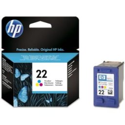 HP 22 - FÃ¤rg (cyan, magenta, gul) - original - blÃ¤ckpatron - fÃ¶r