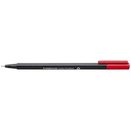 Fiberpenna STAEDTLER Triplus RÃ¶d, 0,3mm, 10st 10st