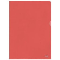 Aktmapp ESSELTE A4 RÃ¶d, 0,11mm, 100/fp