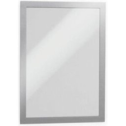 Magnetram DURABLE Duraframe A4, silver ram, sjÃ¤lvhÃ¤ftande, 2/fp