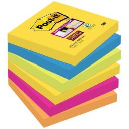 Post-itÂ® Supersticky Rio, 76x76mm, 6/FP