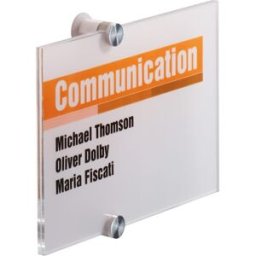 DÃ¶rrskylt Durable Crystal Sign A5, 148x210mm