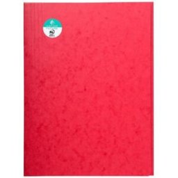 Mapp kartong EXACOMPTA 3-klaff A4 rÃ¶d