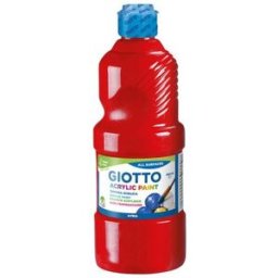 AkrylfÃ¤rg Giotto 500 ml rÃ¶d