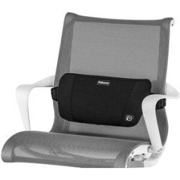 RyggstÃ¶d FELLOWES PlushTouch svart
