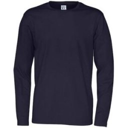 T-shirt LÃ 141020 GOTS marin S