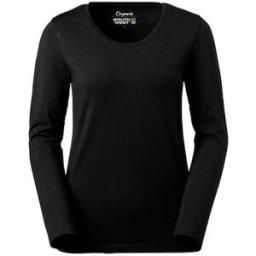 T-shirt lÃ¥ngÃ¤rmad Lily svart XL Dam