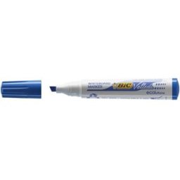 Whiteboardpenna BIC Velleda 1781 BlÃ¥, sned, 3.5-5.5mm, 12st 12st