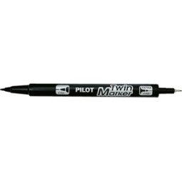 MÃ¤rkpenna PILOT BG Twin Marker Svart 10st