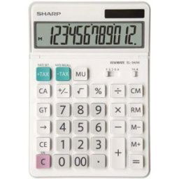 SHARP BordsrÃ¤knare EL-340W vit