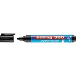BlÃ¤dderblockspenna Edding 380 Svart, konisk, 10st 10st