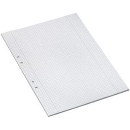 LÃ¶sblad A4 rutat 5x5mm hÃ¥lat 500/fp