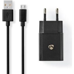 Laddare vÃ¤gg NEDIS 2.1 A Micro-USB svart