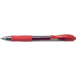 Gelkulpenna PILOT G-2 Medium RÃ¶d, 0.7mm, 12st 12st