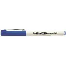 Fineliner Artline 210 M 0.6 blÃ¥ 12st