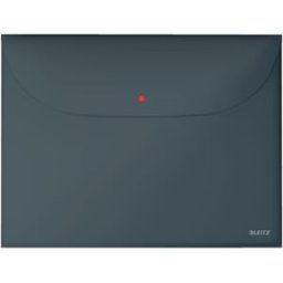 Sekretessficka Leitz Cosy A4 PP GrÃ¥, 3st 12st