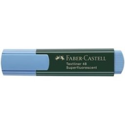 Ãverstrykningspenna FABER-CASTELL Textliner 48 BlÃ¥, 10st 10st