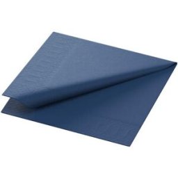 Servett 3-lags 24x24cm mÃ¶rkblÃ¥, 250st