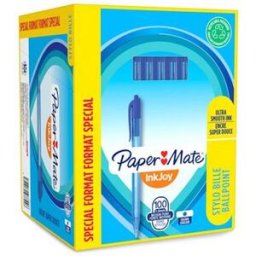 BlÃ¤ckkulpenna PAPERMATE Inkjoy 100 RT M BlÃ¥ 80+20/FP
