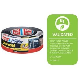 VÃ¤vtejp TESA Extra Power 50mmx50m svart