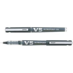 BlÃ¤ckkulpenna PILOT Hi-Tec V5 svart 10st
