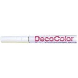 MÃ¤rkpenna Deco Color Fine Vit, vattenfast