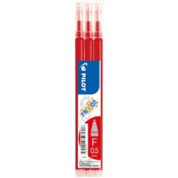 Refill PILOT Frixion 0,5mm rÃ¶d 3/fp