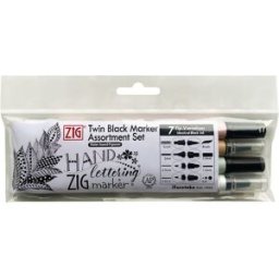ZIG Twin tip svart 4-set
