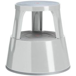 Stegpall Twinco Twin Steel GrÃ¥, hÃ¶jd 41cm
