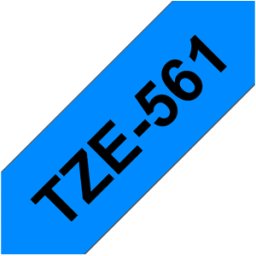 Brother TZe561 - Svart pÃ¥ blÃ¥tt - Rulle 3,6 cm x 8 m) 1 rulle