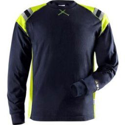LÃ¥ngÃ¤rmad T-shirt Flam 7072 Marin L
