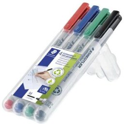 OH-Penna Staedtler Lumocolor, medium, vattenlÃ¶slig, 4/fp