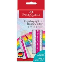 GlitterfÃ¤rg FABER Rainbow 2 x12 ml