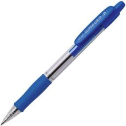 BlÃ¤ckkulpenna PILOT Super Grip BlÃ¥, medium, 1.0mm, 12st 12st