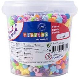 PlastpÃ¤rlsats, stora hÃ¥l, 1200/fp