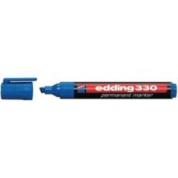 MÃ¤rkpenna Edding 330 BlÃ¥, sned, 1-5mm, 10st 10st